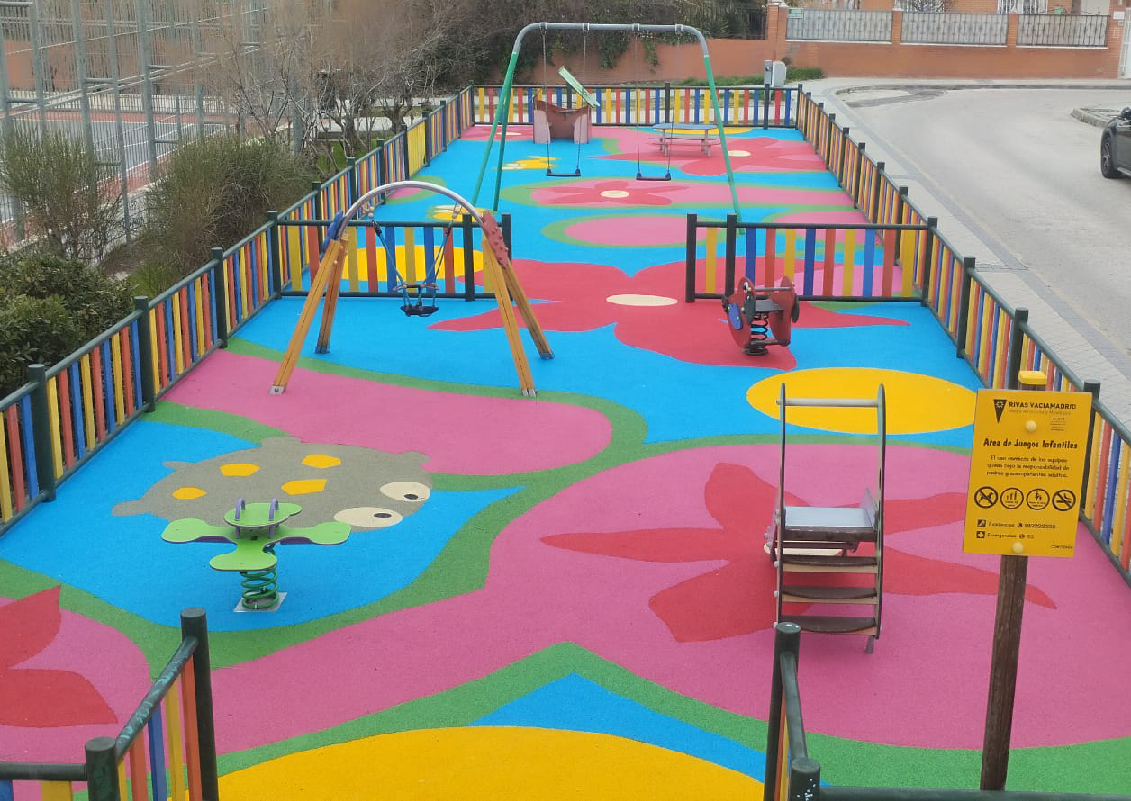 CONTENUR finaliza la renovación de las áreas infantiles de Rivas Vaciamadrid