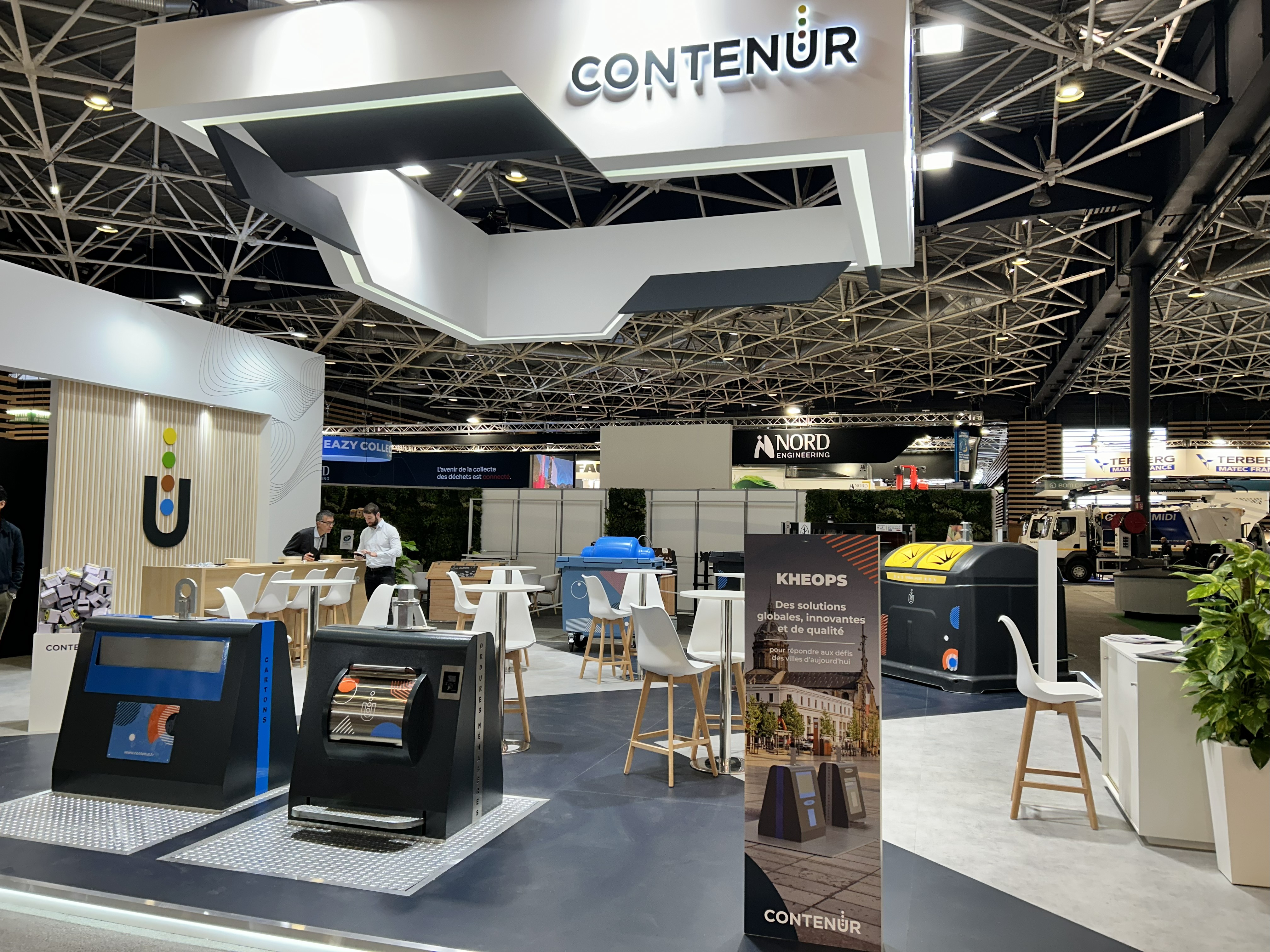 Lors du salon POLLUTEC CONTENUR a présenté ses dernières innovations en matière de solutions de conteneurisation et d’optimisation de la collecte