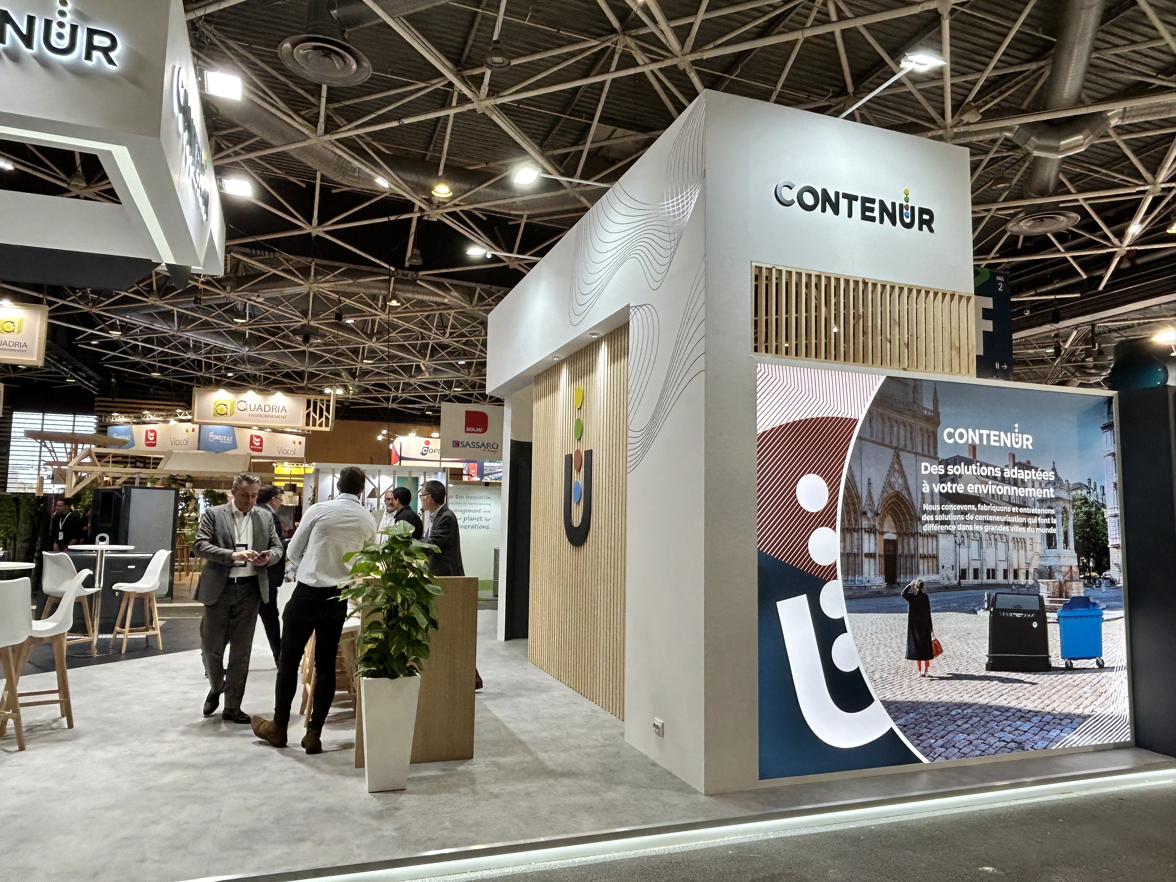 Lors du salon POLLUTEC CONTENUR a présenté ses dernières innovations en matière de solutions de conteneurisation et d’optimisation de la collecte