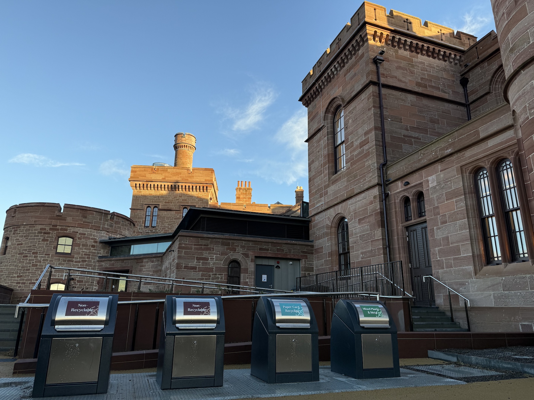 CONTENUR Supports the Transformation of Inverness Castle with Discreet Underground Waste Solutions