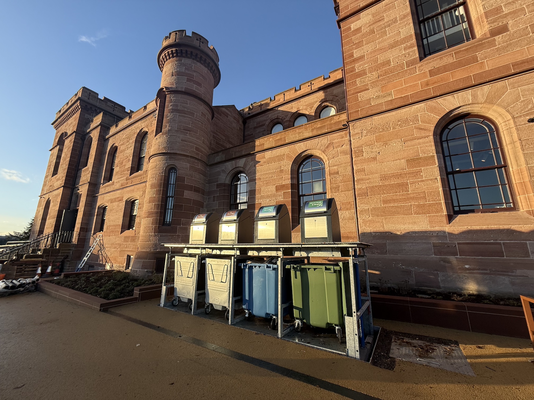 CONTENUR Supports the Transformation of Inverness Castle with Discreet Underground Waste Solutions
