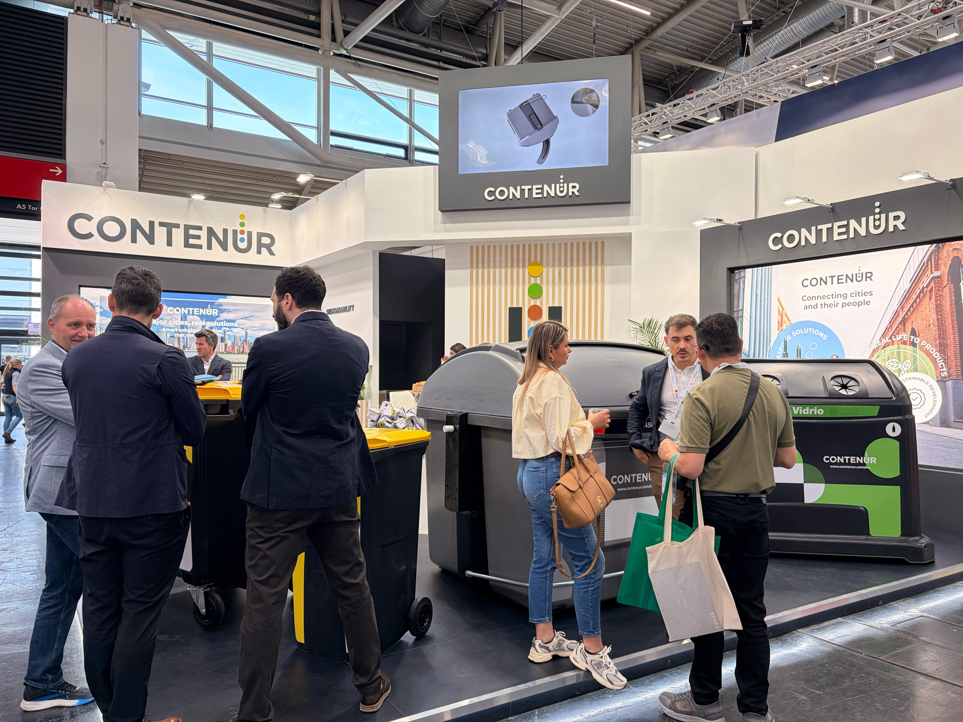 CONTENUR successfully concludes its participation at IFAT Munich, strengthening its international presence