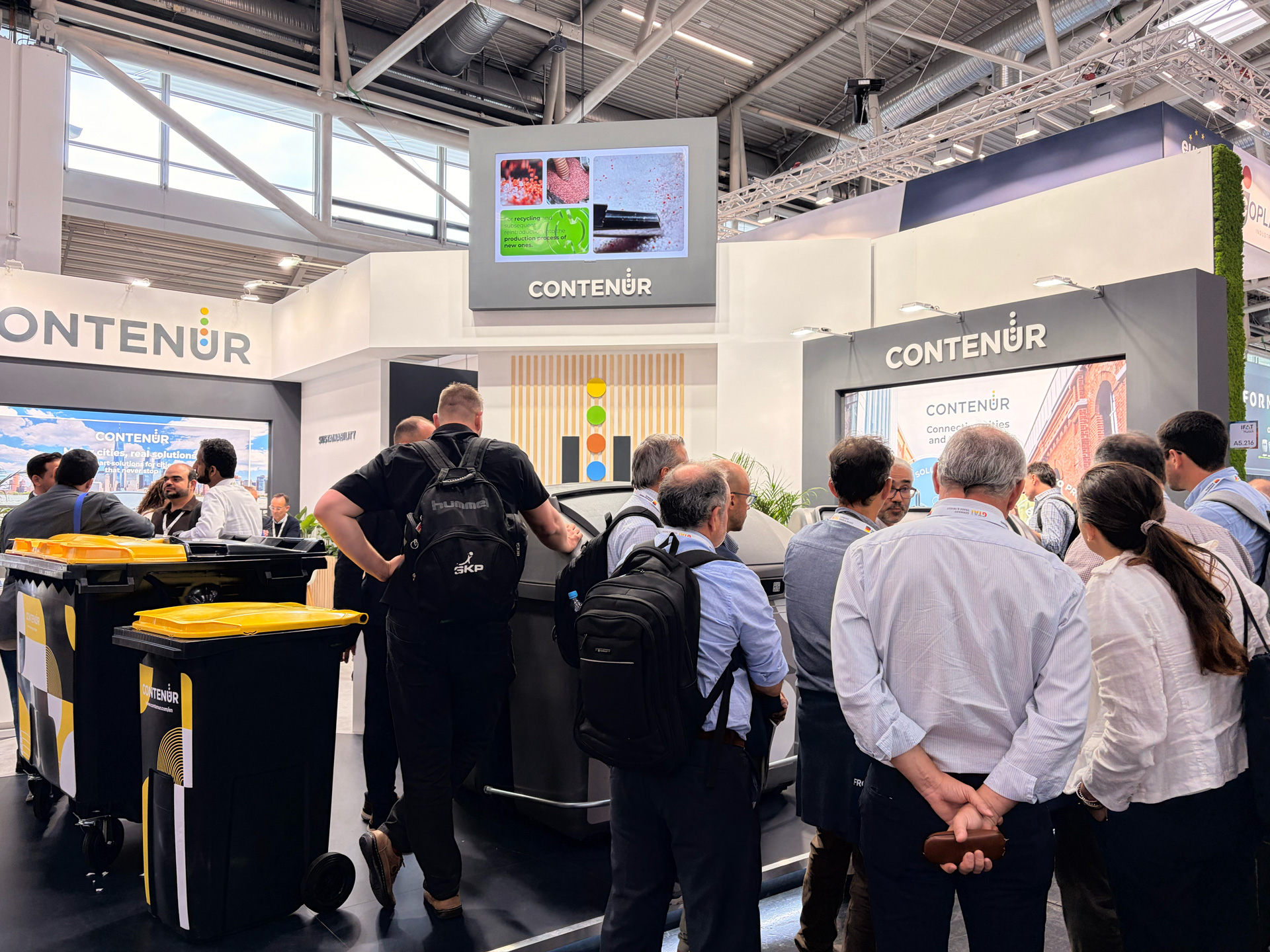 CONTENUR successfully concludes its participation at IFAT Munich, strengthening its international presence