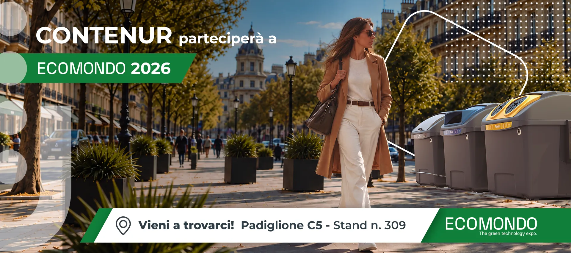 CONTENUR participerà a ECOMONDO 2026 - Padiglione C5, Stand n. 309